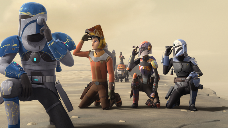 Illustration for article titled A little breathing room gives life to the premiere of Star Wars Rebels' final season